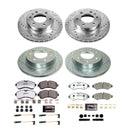 PowerStop Z36 Carbon-Fiber Ceramic Brake Pad with Drilled and Slotted Rotor Kit