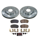 PowerStop Z23 Daily Driver Carbon-Fiber Ceramic Brake Pad and Drilled & Slotted
