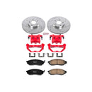 PowerStop Z23 Daily Driver Carbon-Fiber Ceramic Pads Drilled & Slotted Rotor & C