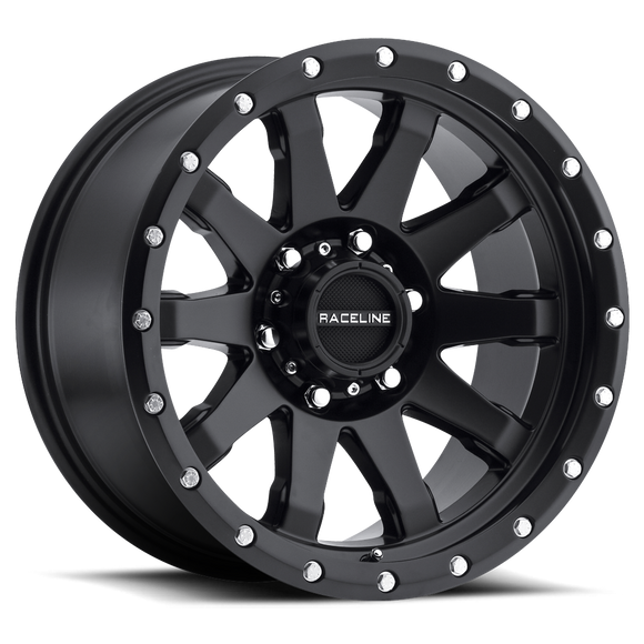 20x9 Raceline 934B Matte Black 6x139.7 6x5.5 ET18 Wheel Rim