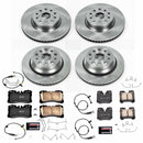 PowerStop OE Stock Replacement Low-Dust Ceramic Brake Pad and Rotor Kit