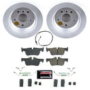 PowerStop Genuine Geomet Coated Rotor and Carbon-Fiber Ceramic Brake Pad Kit