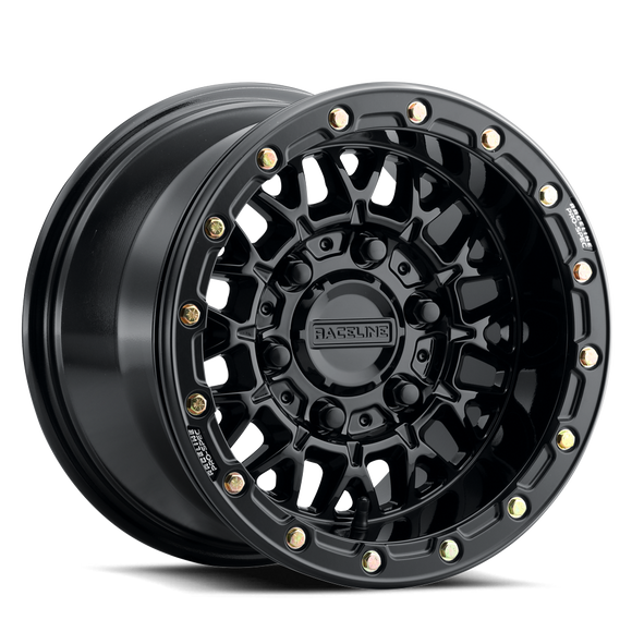 15x6.5 Raceline A15GB Omega Gloss Black 6x139.7 ET74 CB78.1 Wheel