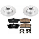 PowerStop Genuine Geomet Coated Rotor and Low-Dust Ceramic Brake Pad Kit