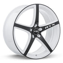 18x8 RTX Illusion White and Black 5x114.3 ET45 wheel/rim-1