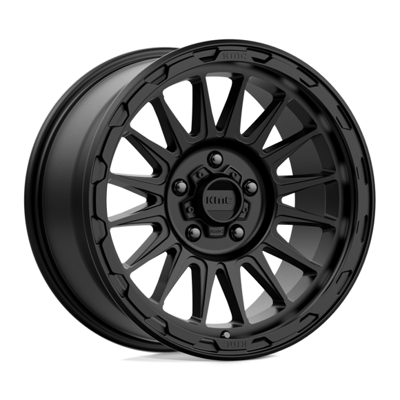 18X9 KMC KM542 Impact Satin Black 5X127 ET18 wheel/rim