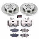 PowerStop OE Stock Replacement Low-Dust Ceramic Brake Pad, Rotor and Caliper Kit