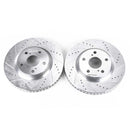 PowerStop Evolution Drilled Slotted Rotors Pair Front For Toyota RAV4