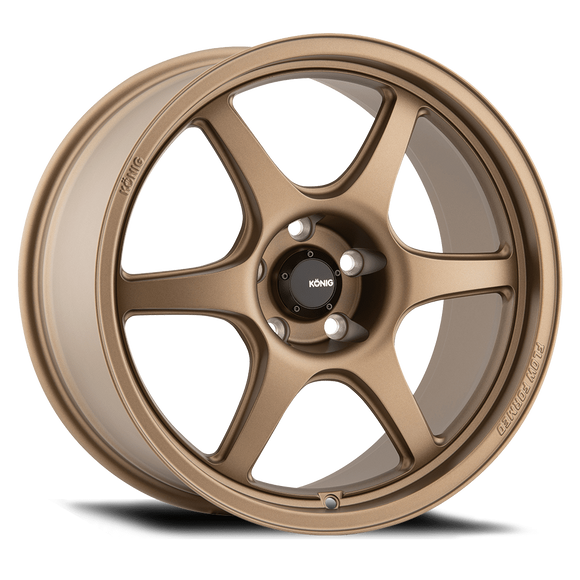 17x8 Konig Hexaform Matte Bronze 5x100 ET40 Wheel Rim