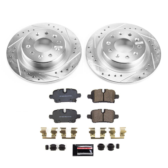 PowerStop Z23 Daily Driver Carbon-Fiber Ceramic Brake Pad and Drilled & Slotted