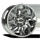 20x10 Vision 361 Spyder Chrome Wheel 8x180 ET-25 CB124.2