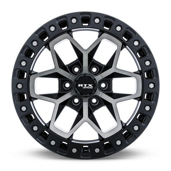 17x9 RTX Zion Black Machined Tinted Bronze 5x127 ET0 wheel/rim