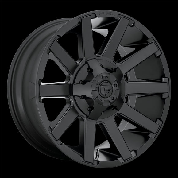20X9 Fuel D437 Contra Satin Black 6X135/6X139.7 ET2 wheel/rim