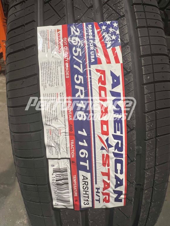 265/75R16 American Roadstar H/T 116T BSW SL 265 75 16 2657516