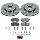 PowerStop OE Stock Replacement Low-Dust Ceramic Brake Pad and Rotor Kit