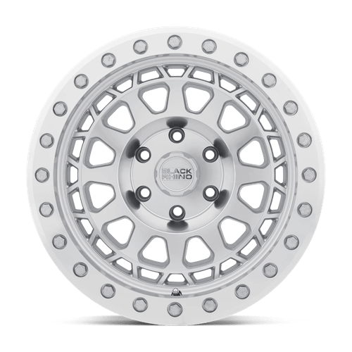 18x9.5 Black Rhino Primm Silver Mirror Face Lip Edge 8x165.1 ET0.00 Wheel