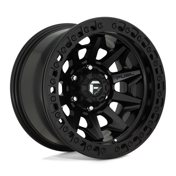 17x9 Fuel Off-Road D114 Covert Beadlock Matte Black 5x127 ET-15 CB71.5 Wheel Rim