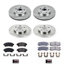 PowerStop OE Stock Replacement Low-Dust Ceramic Brake Pad and Rotor Kit