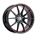 18X9 Performance Replicas PR193 Black 5X114.3 5X4.5 ET30 Wheel Rim-2