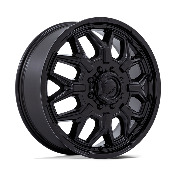 20x8.25 Fuel Off-Road D871 Flux Dually Blackout 8x170 ET104 CB125.1 Wheel Rim