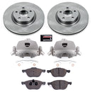 PowerStop OE Stock Replacement Low-Dust Ceramic Brake Pad, Rotor and Caliper Kit