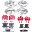 PowerStop Z23 Daily Driver Carbon-Fiber Ceramic Pads Drilled & Slotted Rotor & C