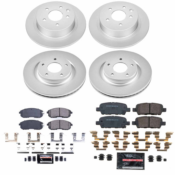 Z23 Daily Driver Premium Carbon-Fiber Ceramic Brake Pad and Fully Coated Rotor K