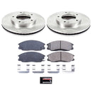PowerStop OE Stock Replacement Low-Dust Ceramic Brake Pad and Rotor Kit
