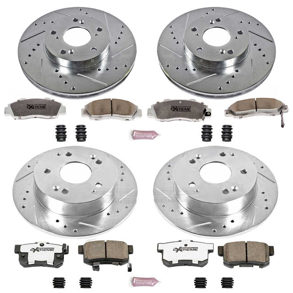 PowerStop Z26 Street Performance Ceramic Brake Pad and Drilled & Slotted Rotor K