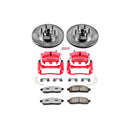 PowerStop Z36 Truck and SUV Ceramic Brake Pad, Drilled & Slotted Rotor, and Cali