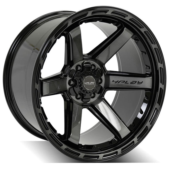 4Play Gen3 4P63 22x12 Black Brushed Face Tinted Wheel 6x135 ET-44 CB106.1