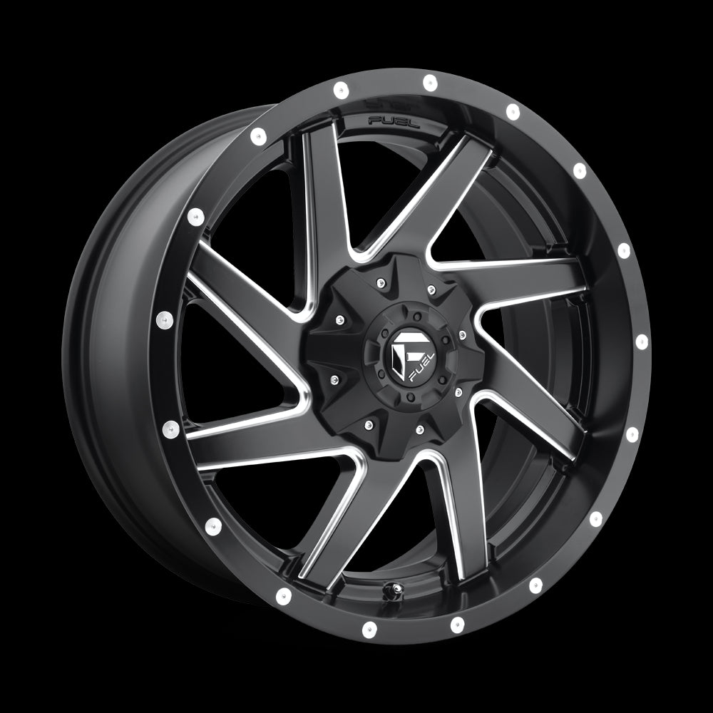 20X10 Fuel D594 RENEGADE Matte Black Milled 6X135/6X139.7 ET-18 wheel/rim