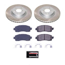 PowerStop Semi-Coated Rotor and Low-Dust Ceramic Brake Pad Kit