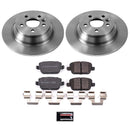 PowerStop OE Stock Replacement Low-Dust Ceramic Brake Pad and Rotor Kit