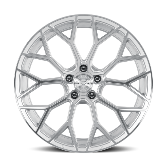 19x8.5 Dolce Performance PISTA Gloss Silver Machined Face 5x114.3 ET35 CB73.1