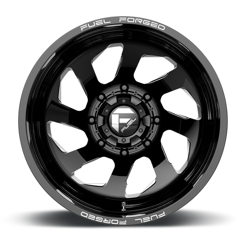 20X8.25 Fuel MONO DD39 FF39D Gloss Black Milled 8X200 ET-202 wheel/rim