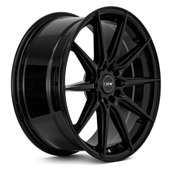 18x8 DRW Tuner D19 Gloss Black 5x100/114.3 ET38 wheel/rim