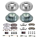 PowerStop Z36 Carbon-Fiber Ceramic Brake Pad with Drilled and Slotted Rotor Kit