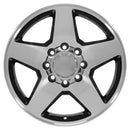 20" Replica Wheel CV91A 8 Lug Fits Chevrolet Rim 20x8.5 Machined Wheel