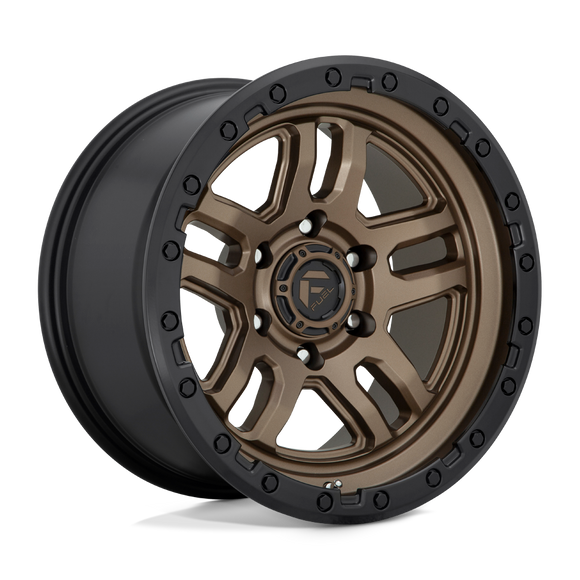 18x9 Fuel Off-Road D702 Ammo Matte Bronze Black Bead Ring 6x139.7 ET1 Wheel