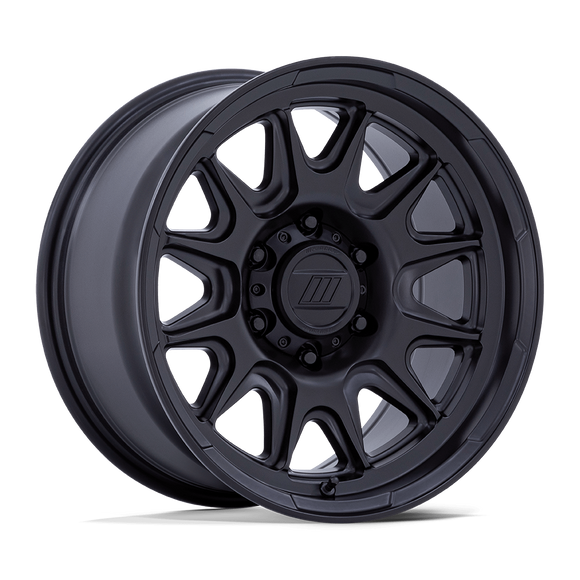 17X8 Pro Comp Alloys PA200 Pulse Matte Black 5x114.3 ET20 Wheel Rim