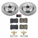 PowerStop OE Stock Replacement Low-Dust Ceramic Brake Pad and Rotor Kit