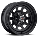 16x7 Vision 84H D Window Gloss Black 5x114.3 5x4.5 ET0 Wheel Rim