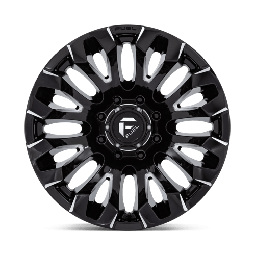 20x10 Fuel Off-Road D828 Quake Gloss Black Milled 8x165.1 ET-18 CB125.1 Wheel