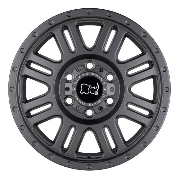 16x8 Black Rhino Yellowstone Matte Gun Metal 5x160 ET45.00 CB65.10 Wheel/Rim