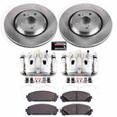 PowerStop OE Stock Replacement Low-Dust Ceramic Brake Pad, Rotor and Caliper Kit