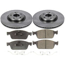 PowerStop OE Stock Replacement Low-Dust Ceramic Brake Pad and Rotor Kit