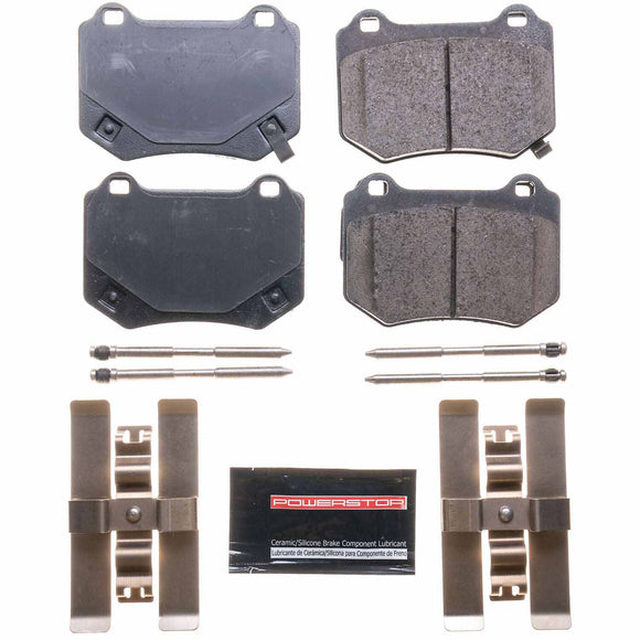 PowerStop Z23 Evolution Sport Carbon-Fiber Brake Pads With Hardware