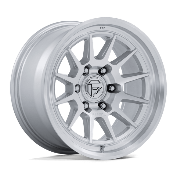17x9 Fuel Off-Road FC902 Spur Gloss Silver With Machined Face 6x139.7 ET1 Wheel