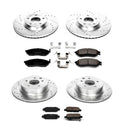PowerStop Z23 Daily Driver Carbon-Fiber Ceramic Brake Pad and Drilled & Slotted
